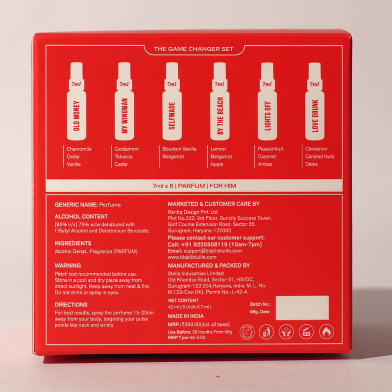 Pack For Men - 7ml X 6 Parfums