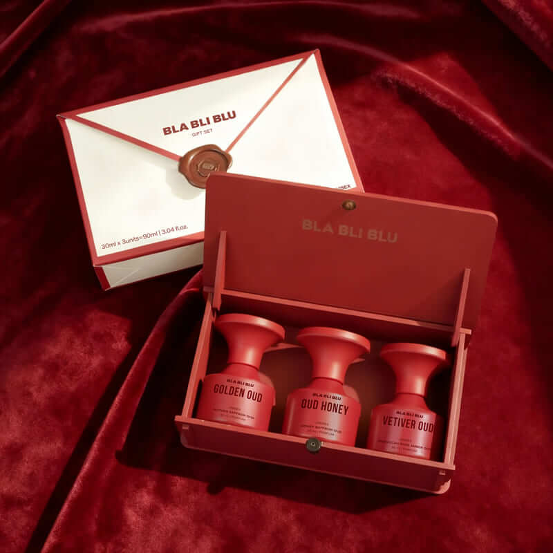 Oud Unisex Perfume Gift Set For Men & Women  - 3 x 30ml
